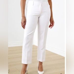 Cleo White Straight Leg Pants
